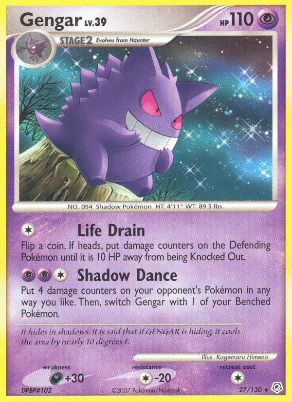 Gengar — Diamond and Pearl #27/130
