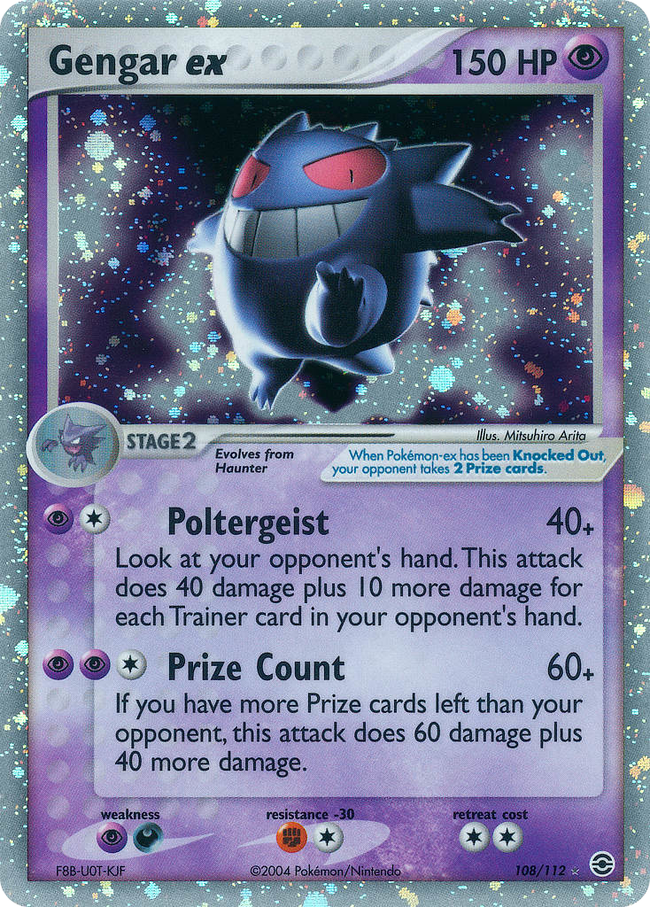 Gengar ex — FireRed & LeafGreen #108/112