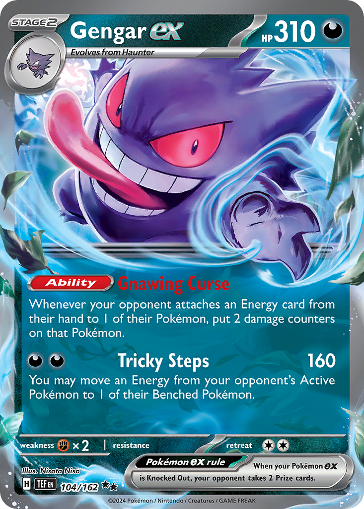 Gengar ex — SV05: Temporal Forces #104/162