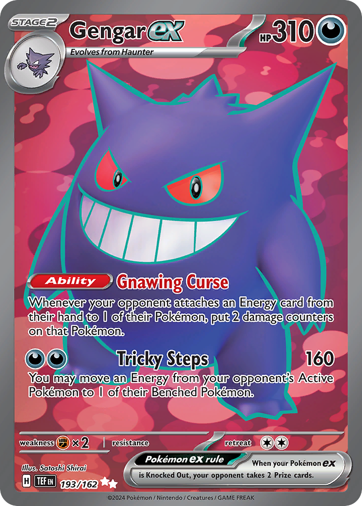 Gengar ex — SV05: Temporal Forces #193/162