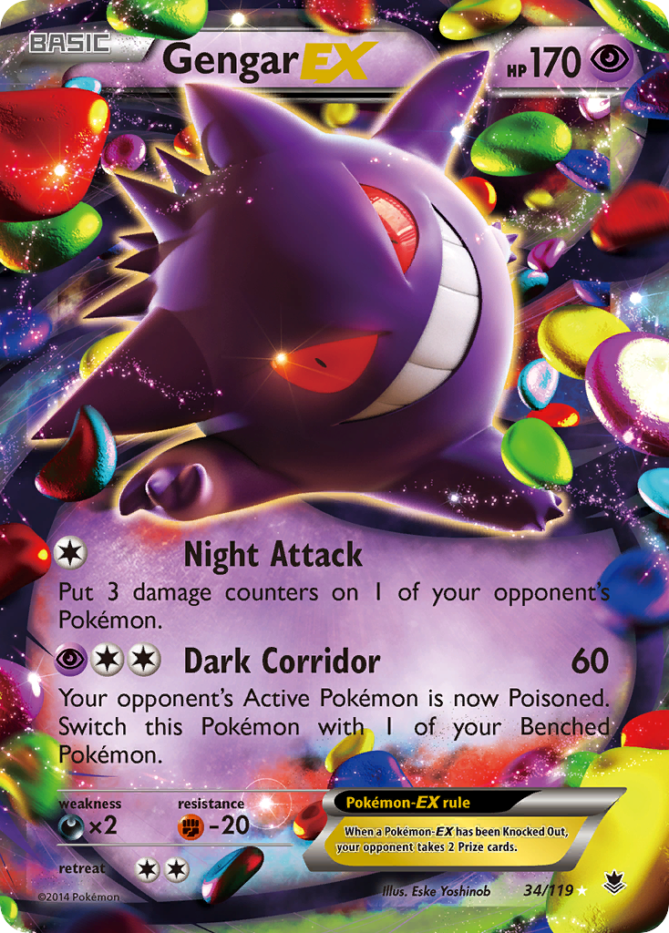 Gengar EX — XY - Phantom Forces #34/119