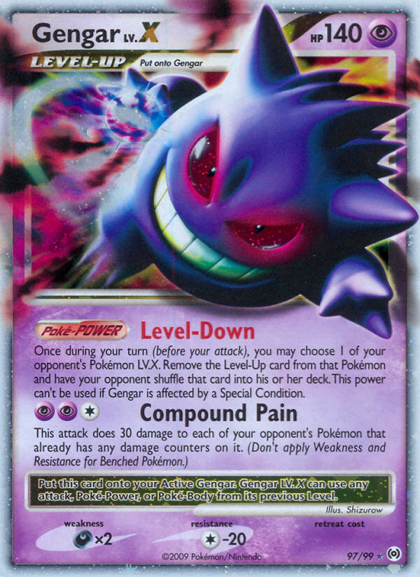 Gengar Lv.X — Arceus #97/99