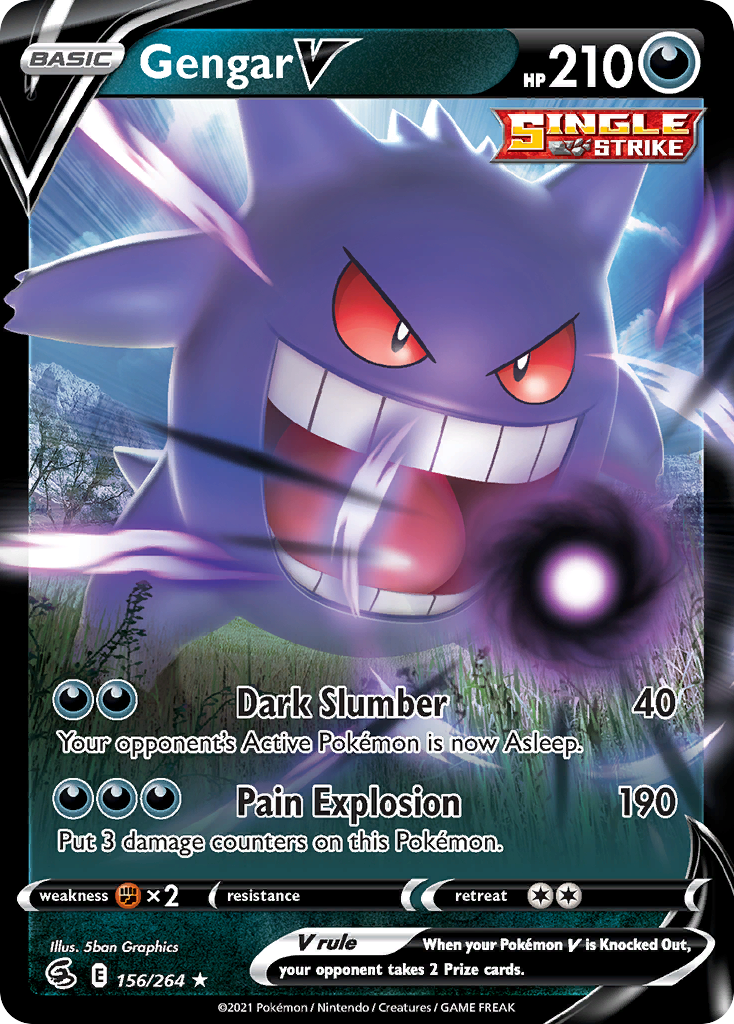 Gengar V — Prize Pack Series Cards #156/264
