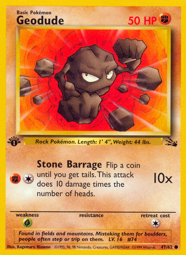 Geodude — Fossil #47/62