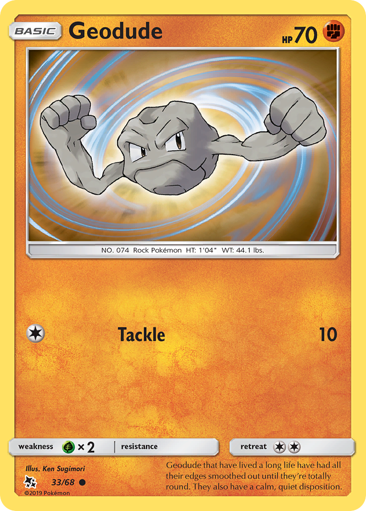Geodude — Hidden Fates #33/68