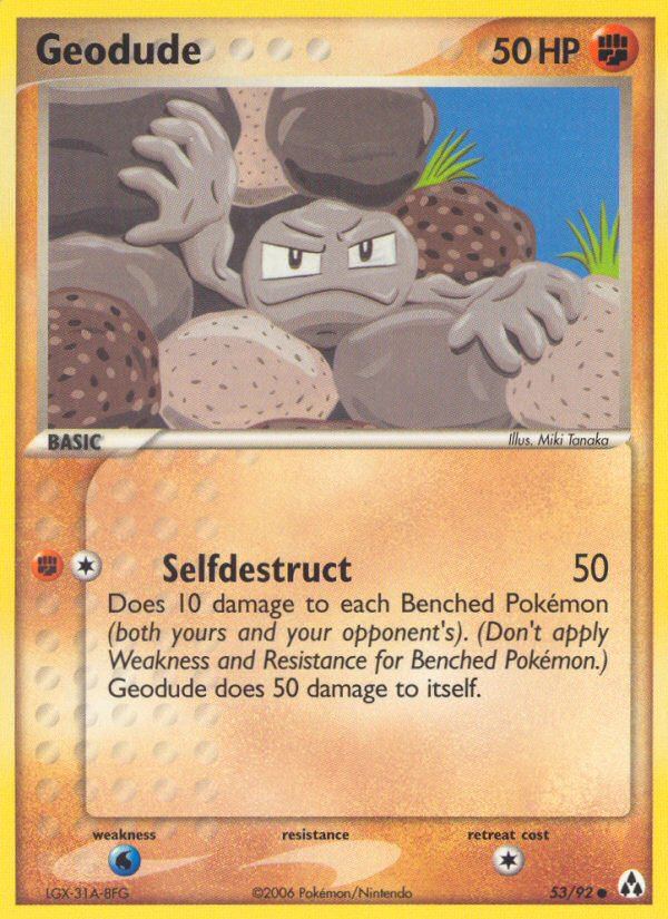 Geodude — Legend Maker #53/92
