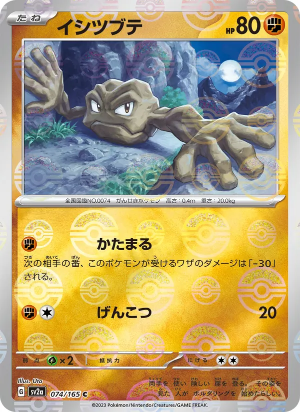 Geodude (Master Ball Pattern)