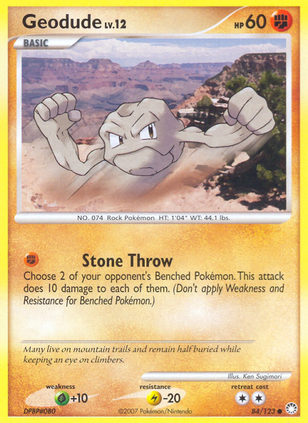 Geodude — Mysterious Treasures #84/123