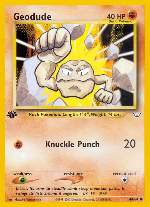 Geodude — Neo Revelation #44/64