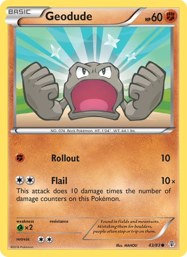 Geodude (Stamped) — Generations #043/083