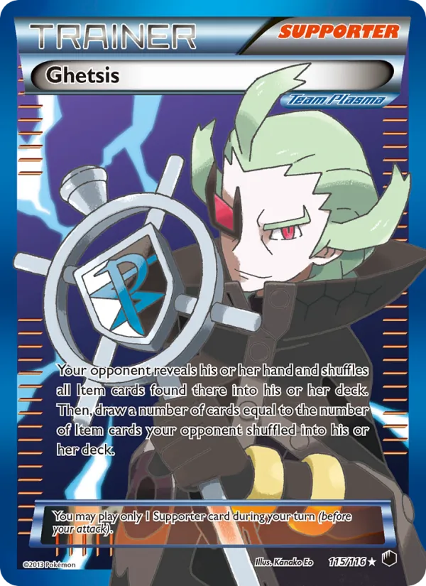 Ghetsis (Team Plasma) (Full Art) — Plasma Freeze #115/116