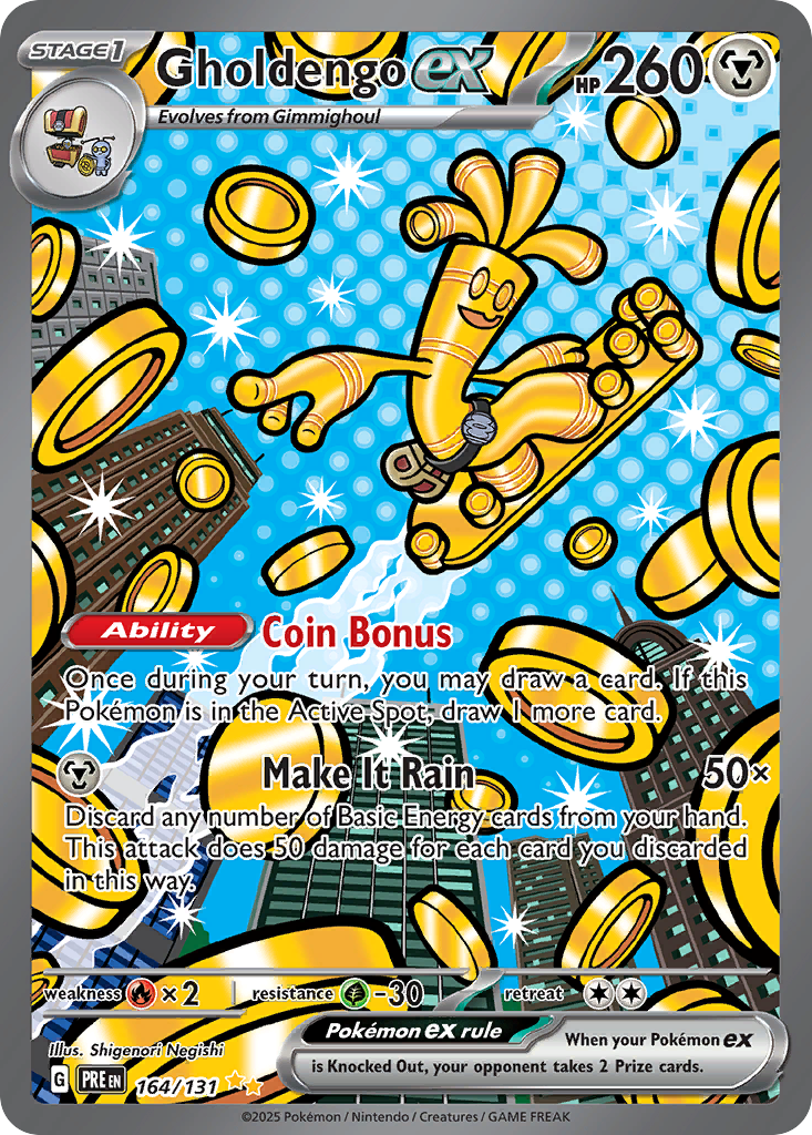Gholdengo ex — SV: Prismatic Evolutions #164/131
