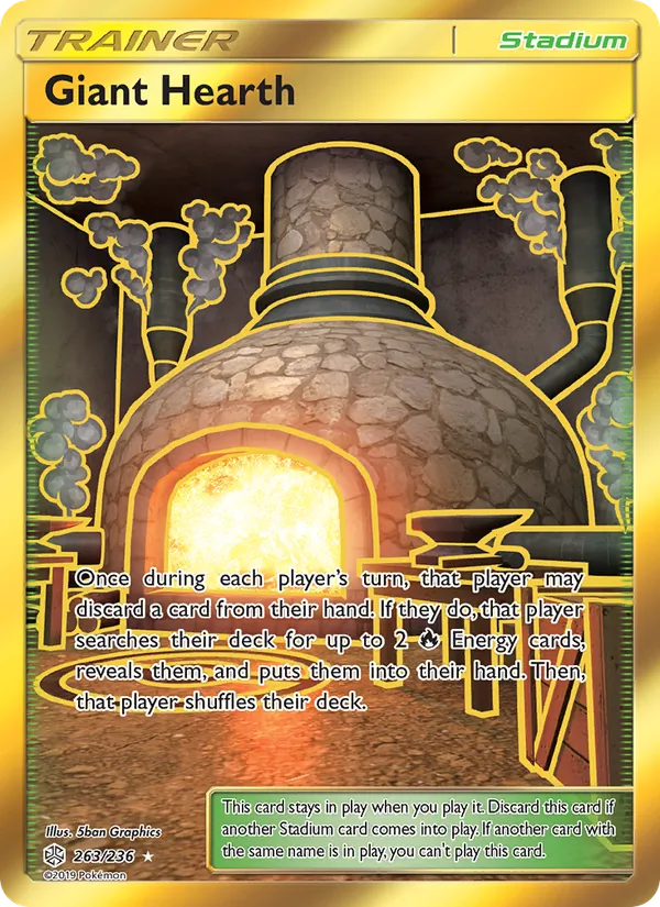 Giant Hearth (Secret) — SM - Cosmic Eclipse #263/236