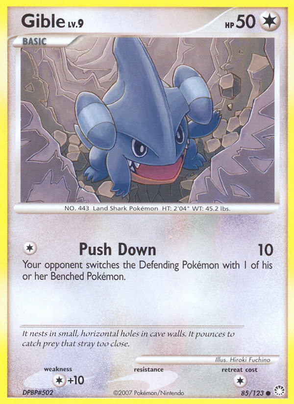 Gible — Mysterious Treasures #85/123