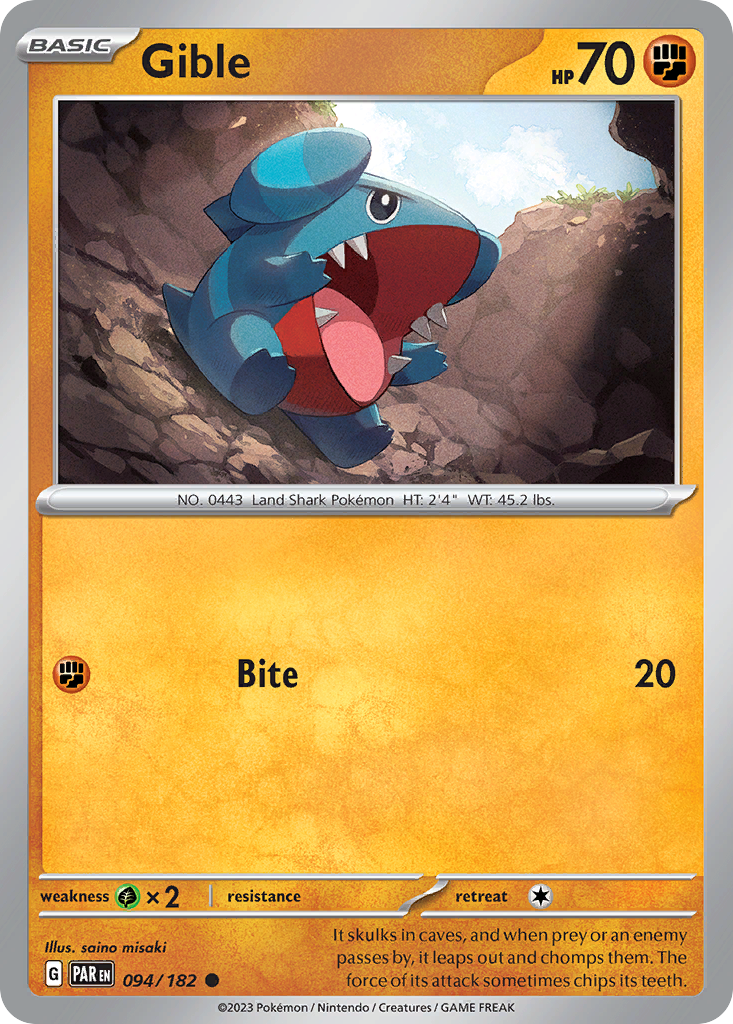 Gible — SV04: Paradox Rift #094/182