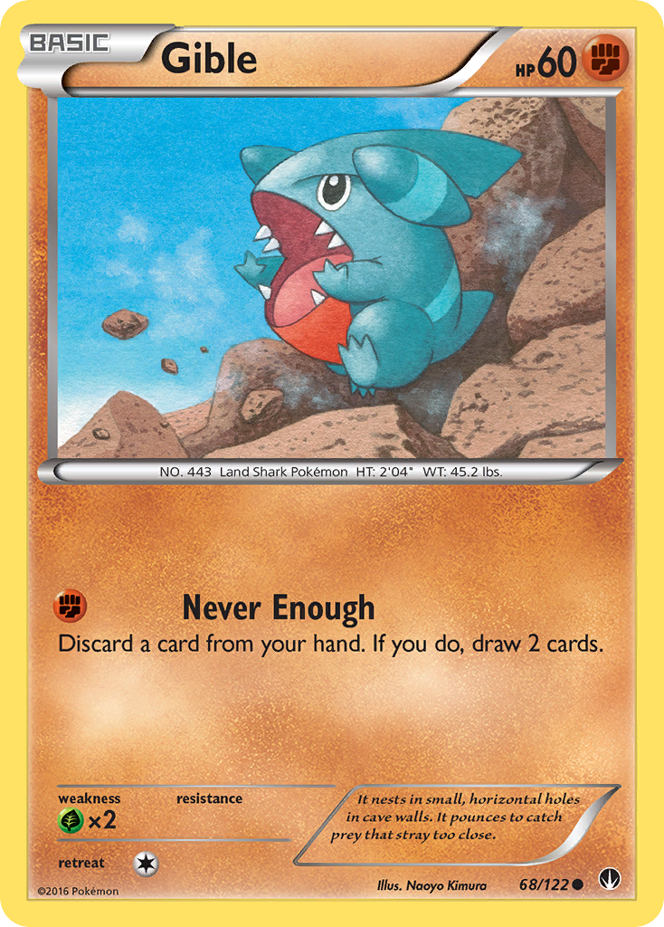 Gible — XY - BREAKpoint #68/122