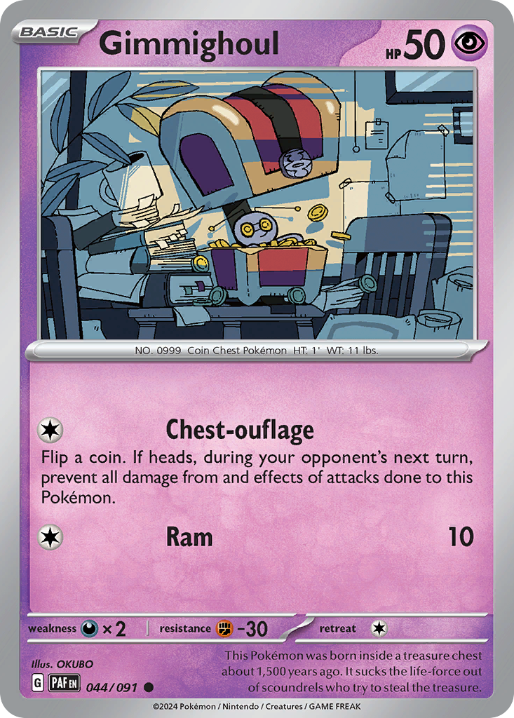 Gimmighoul — SV: Paldean Fates #044/091