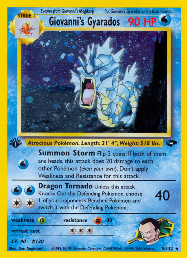 Giovanni's Gyarados — Gym Challenge #005/132