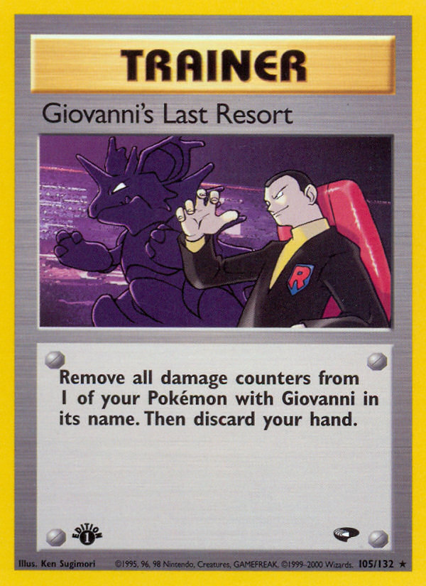 Giovanni's Last Resort — Gym Challenge #105/132