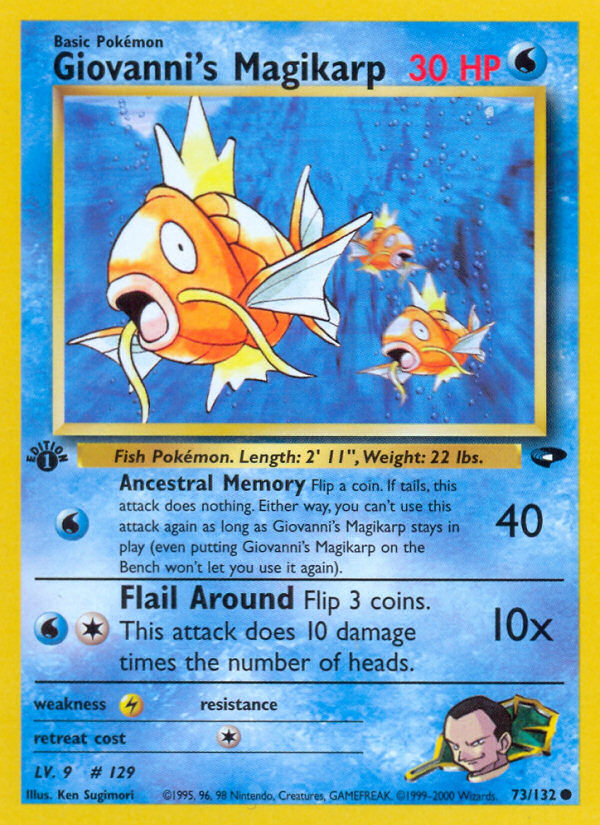 Giovanni's Magikarp — Gym Challenge #073/132
