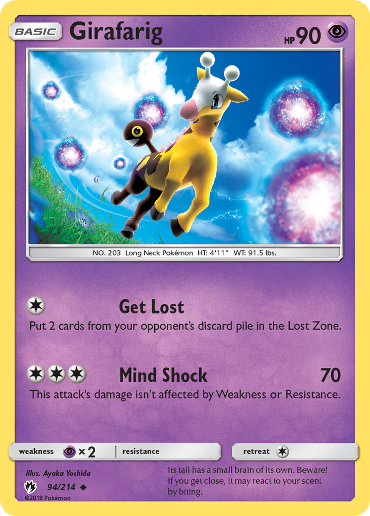 Girafarig — SM - Lost Thunder #94/214