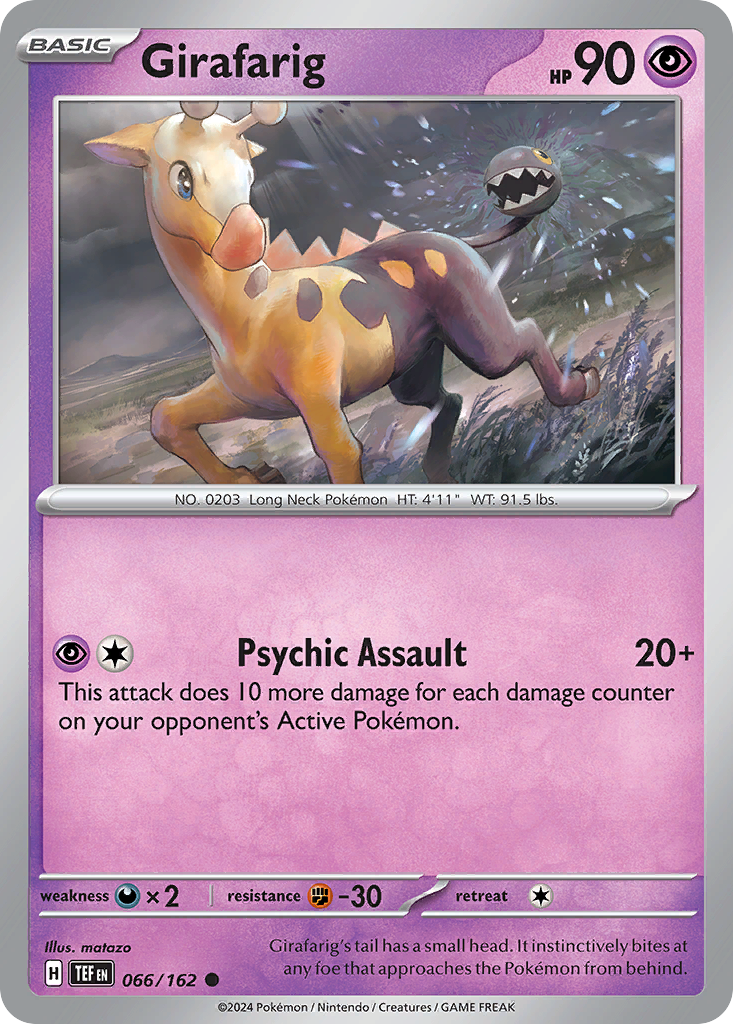 Girafarig — SV05: Temporal Forces #066/162