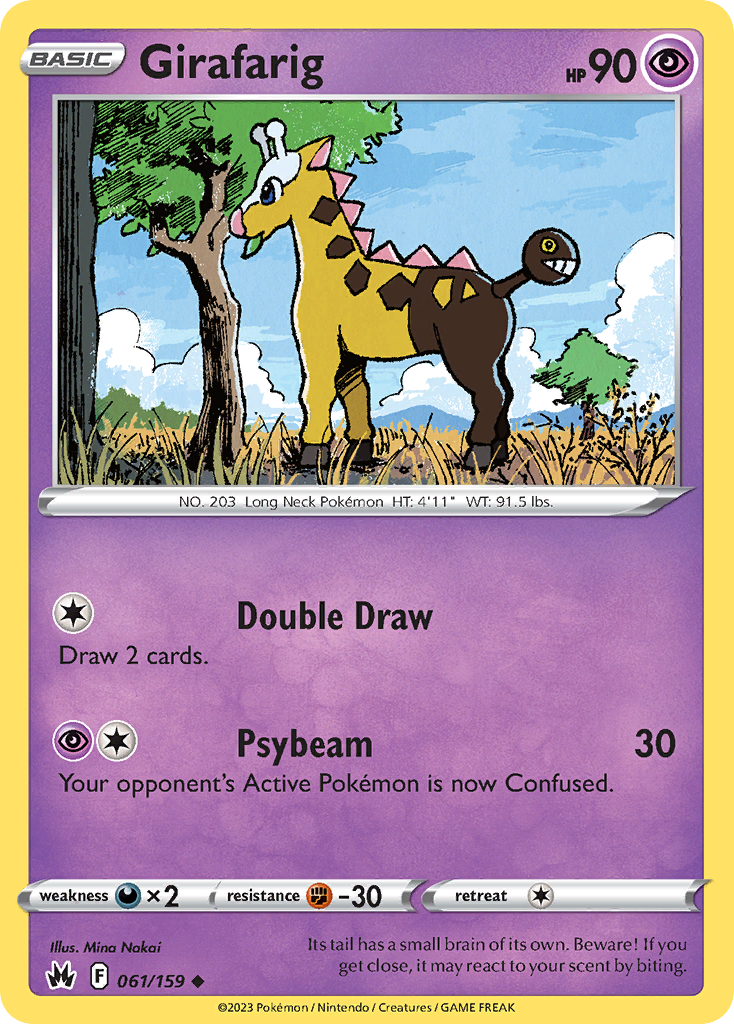 Girafarig — SWSH: Crown Zenith #061/159