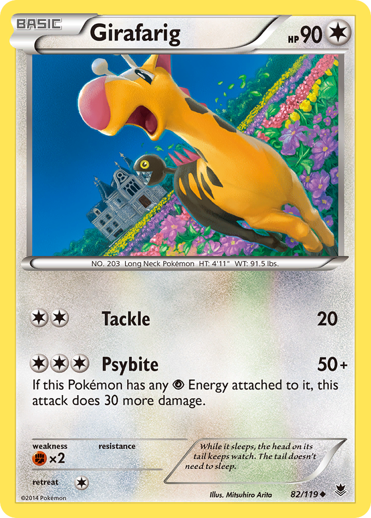 Girafarig — XY - Phantom Forces #82/119