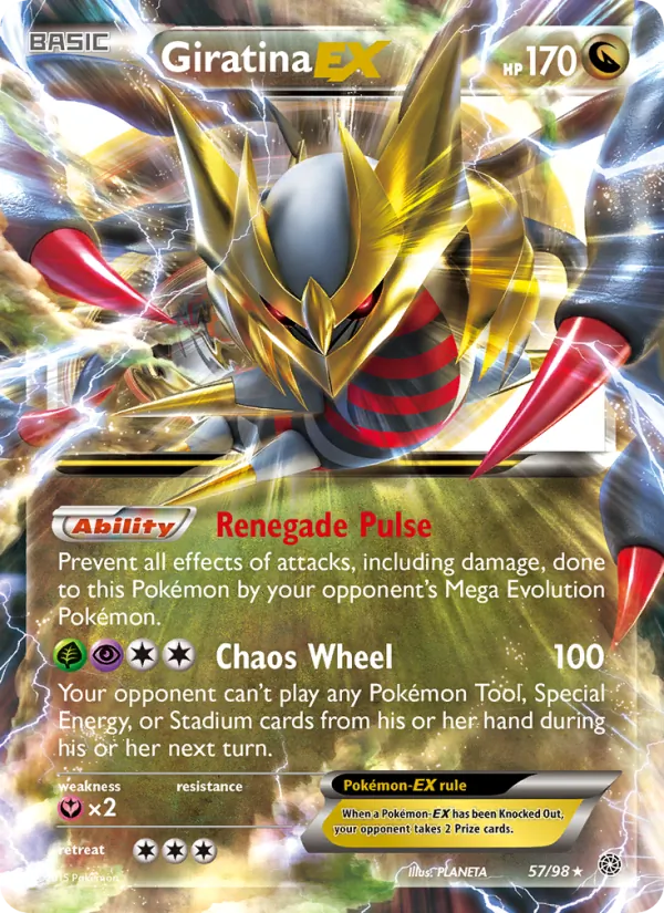 Giratina EX — XY - Ancient Origins #57/98