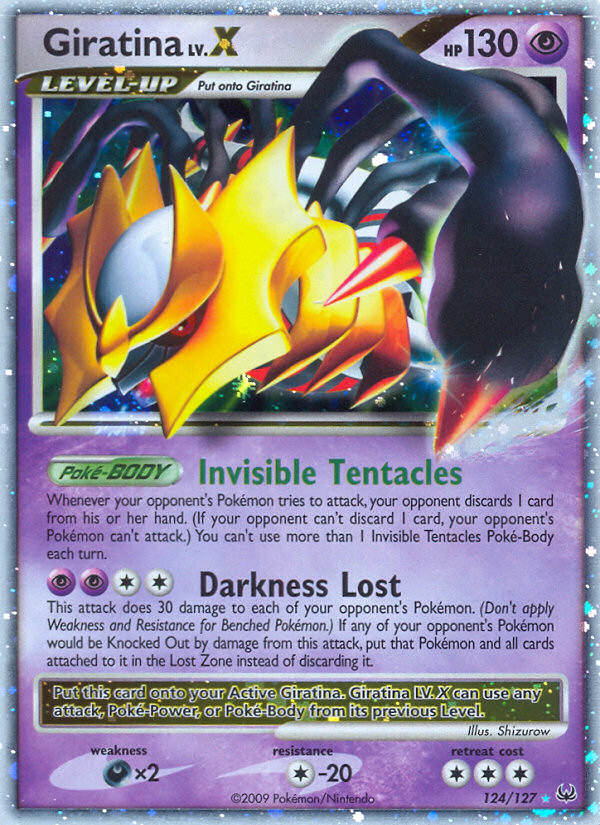 Giratina LV.X — Platinum #124/127