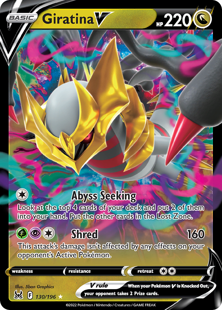 Giratina V — Prize Pack Series Cards #130/196