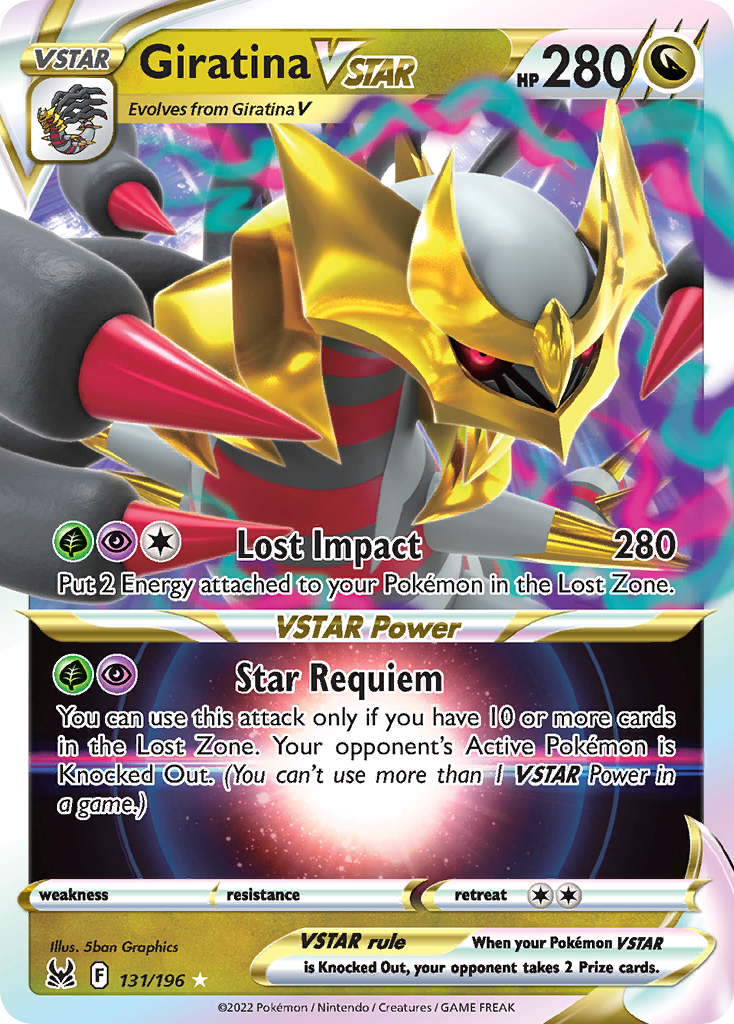 Giratina VSTAR — Prize Pack Series Cards #131/196