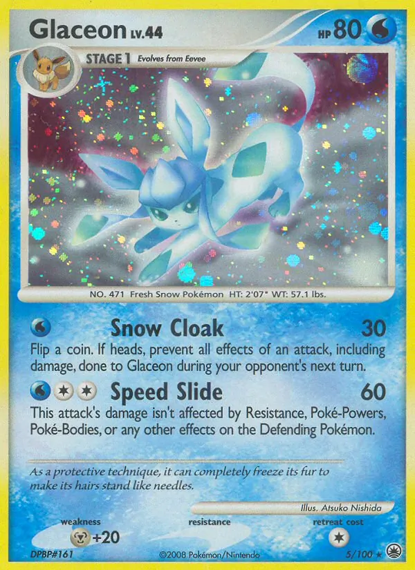 Glaceon (5) — Majestic Dawn #5/100