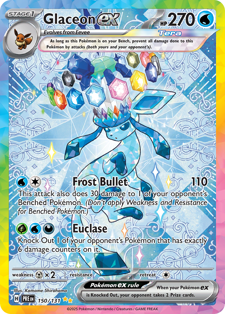 Glaceon ex — SV: Prismatic Evolutions #150/131