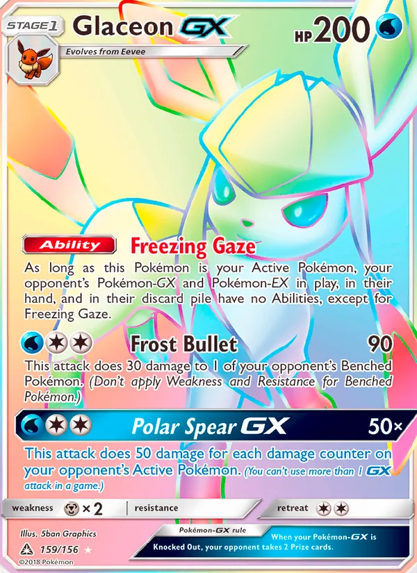 Glaceon GX (Secret Rare)