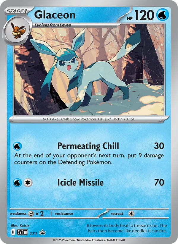 Glaceon — SV: Scarlet & Violet Promo Cards #171