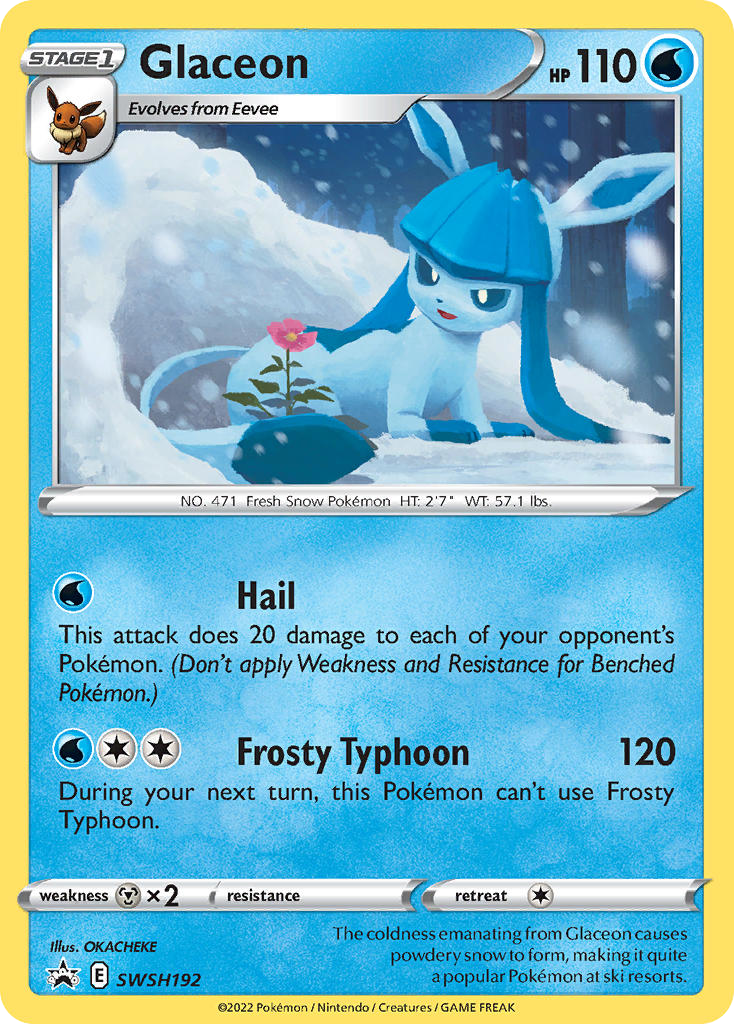 Glaceon — SWSH: Sword & Shield Promo Cards #SWSH192