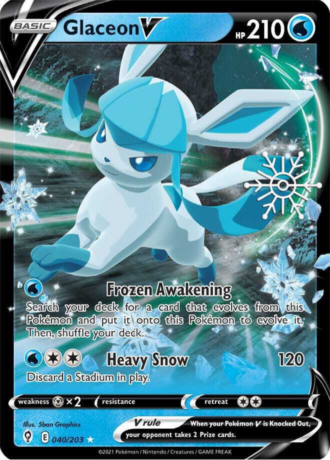 Glaceon V — Miscellaneous Cards & Products #040/203