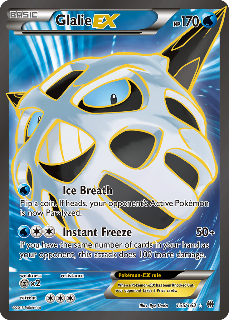 Glalie EX (Full Art) — XY - BREAKthrough #155/162