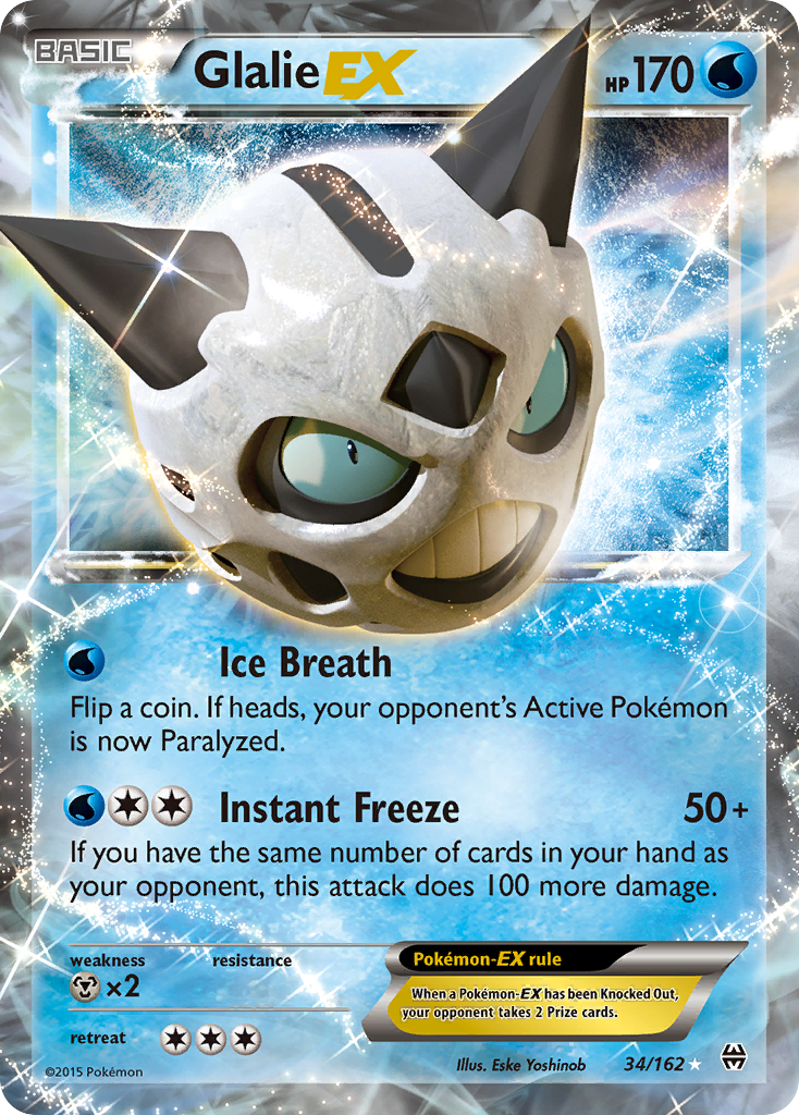 Glalie EX — XY - BREAKthrough #34/162