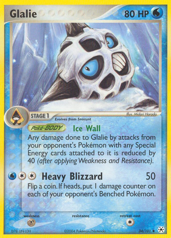 Glalie — Hidden Legends #34/101