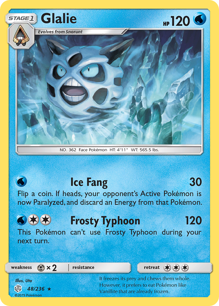 Glalie — SM - Cosmic Eclipse #48/236