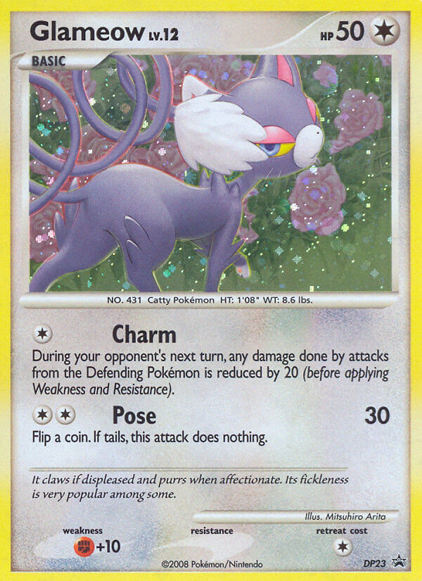 Glameow — Diamond and Pearl Promos #DP23