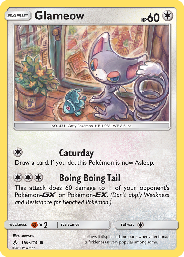 Glameow — SM - Unbroken Bonds #159/214