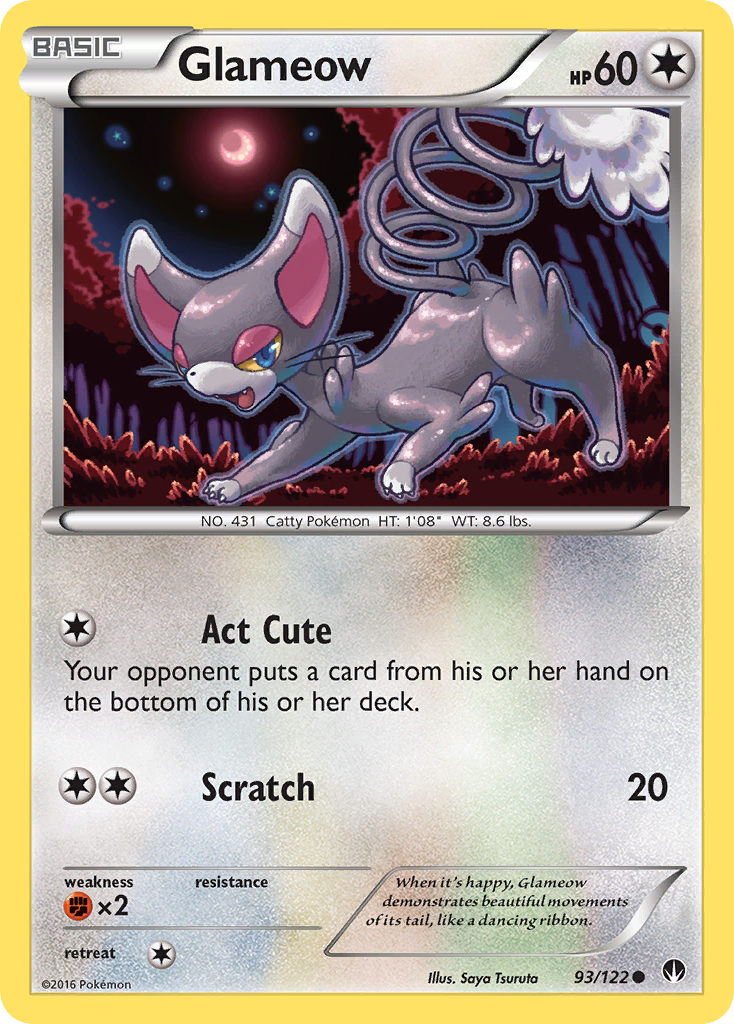Glameow — XY - BREAKpoint #93/122