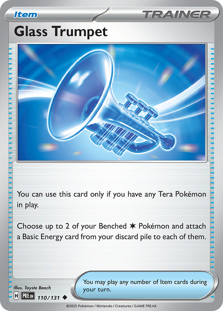 Glass Trumpet (Poke Ball Pattern)