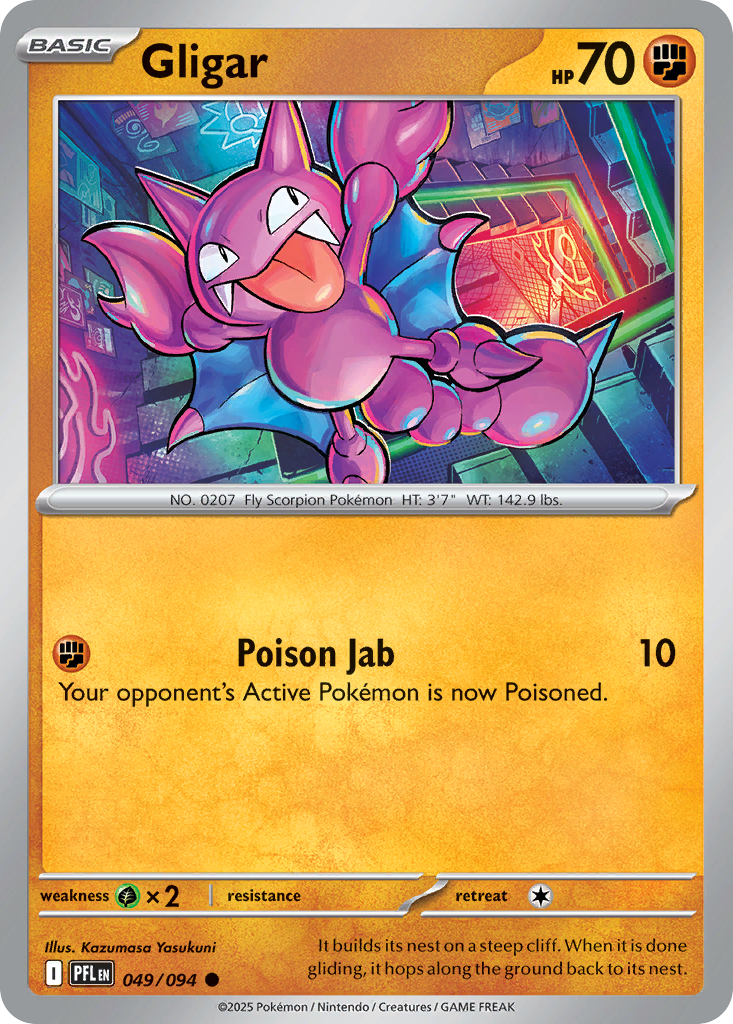 Gligar — ME02: Phantasmal Flames #049/094