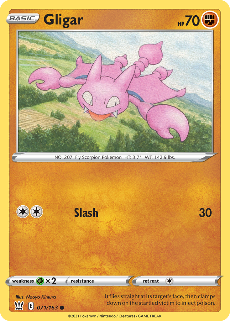 Gligar — SWSH05: Battle Styles #071/163