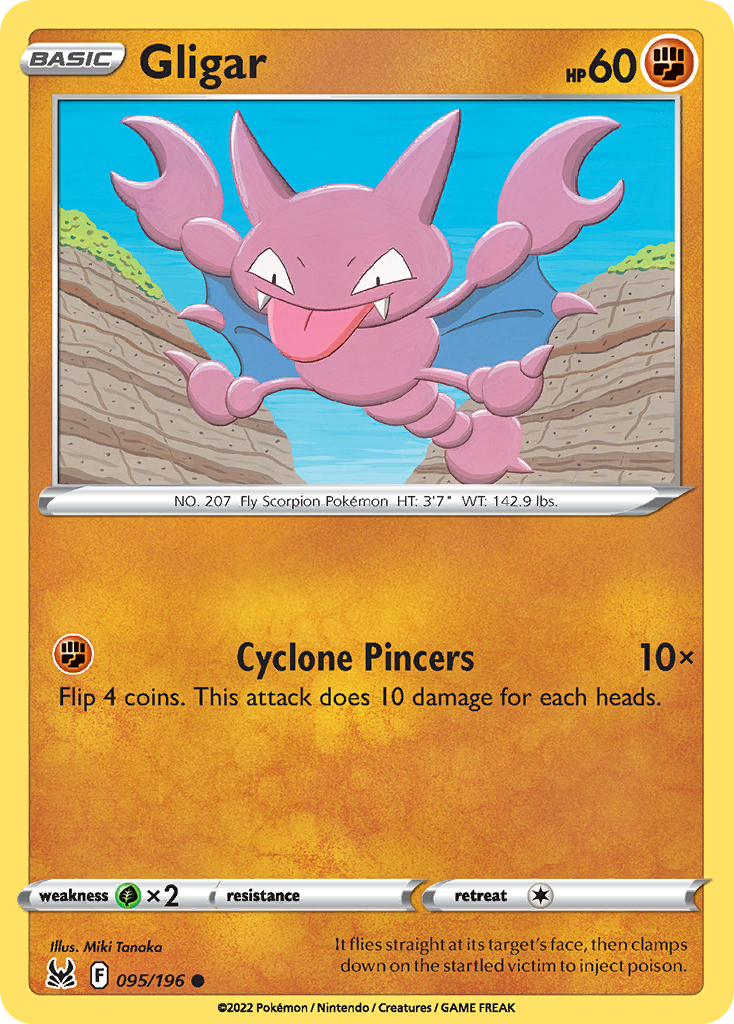 Gligar — SWSH11: Lost Origin #095/196