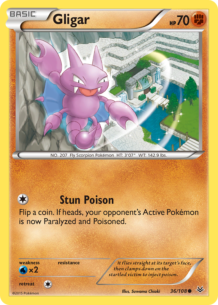 Gligar — XY - Roaring Skies #36/108